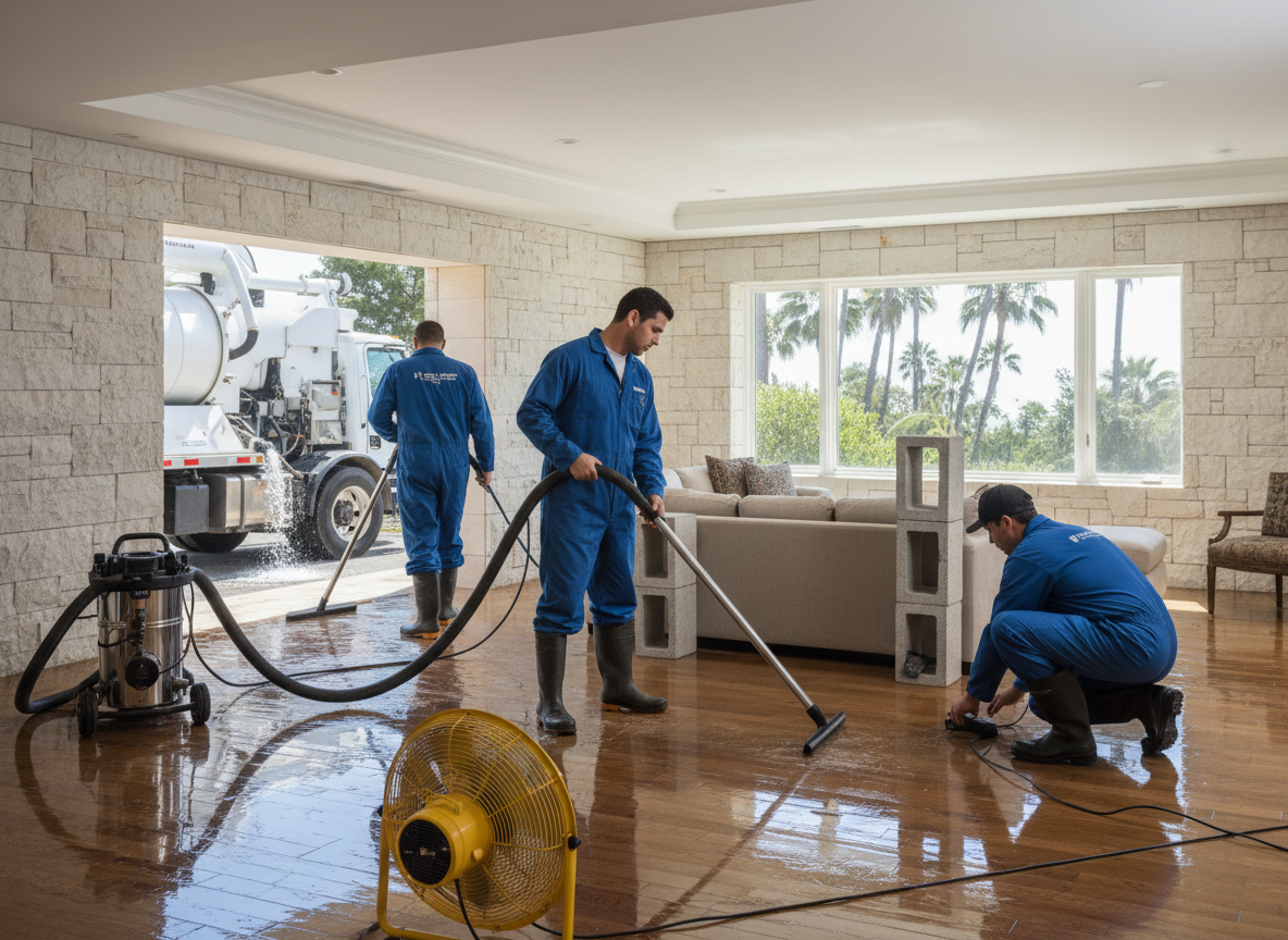 Emergency water removal in Rancho Palos Verdes