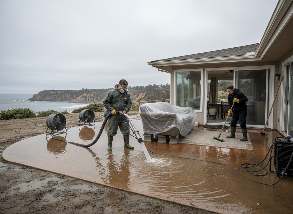Flood restoration services in Rancho Palos Verdes