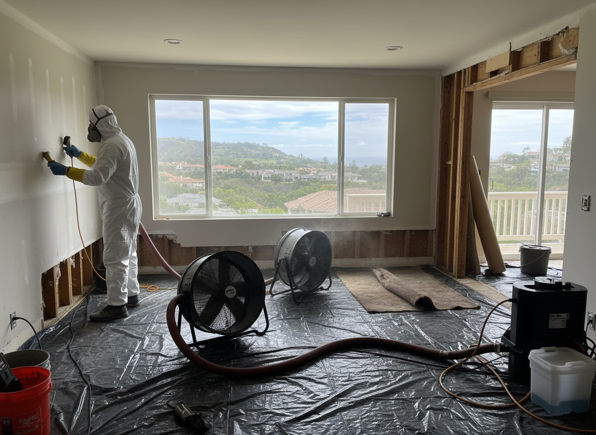 Water leak restoration in Rancho Palos Verdes